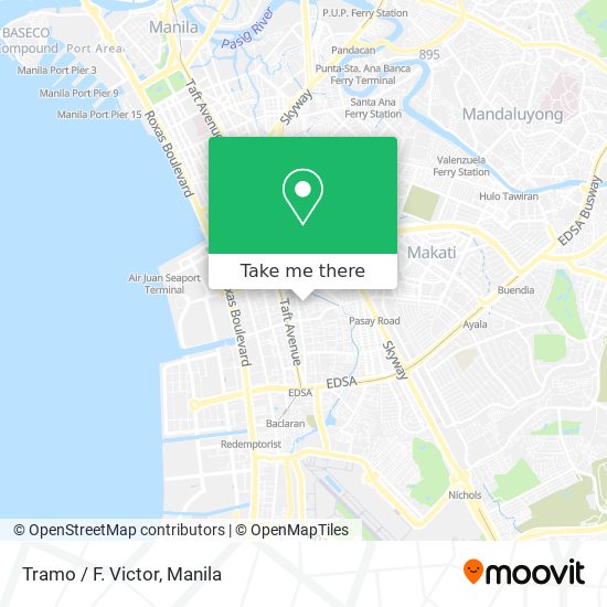 Tramo / F. Victor map