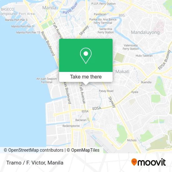 Tramo / F. Victor map