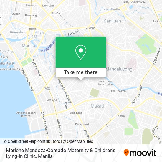 Marlene Mendoza-Contado Maternity & Children's Lying-in Clinic map