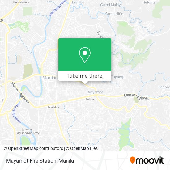 Mayamot Fire Station map