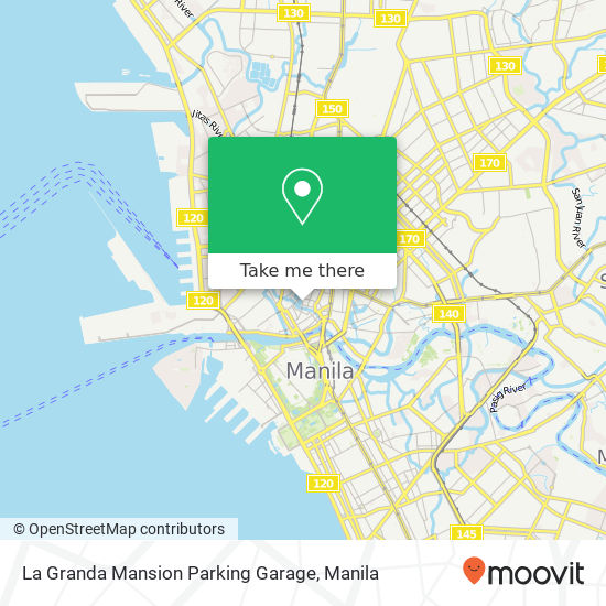 La Granda Mansion Parking Garage map