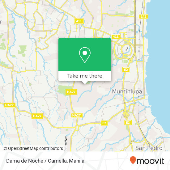 Dama de Noche / Camella map