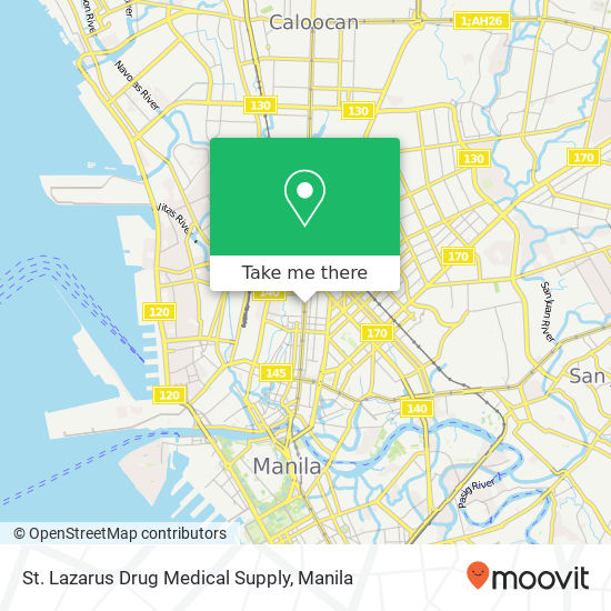 St. Lazarus Drug Medical Supply map