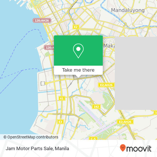 Jam Motor Parts Sale map
