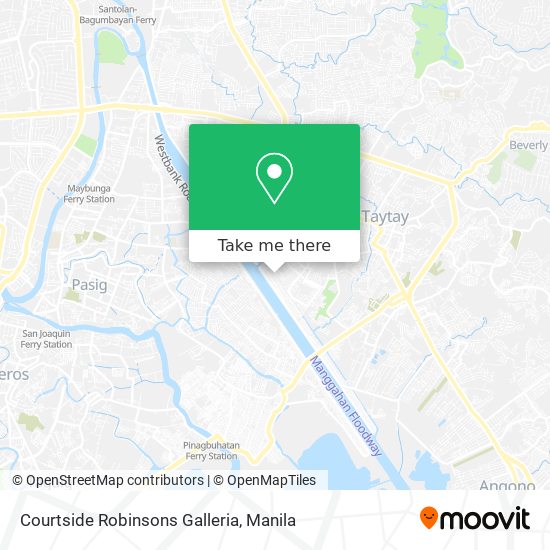 Courtside Robinsons Galleria map