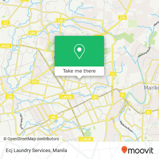 Ecj Laundry Services map