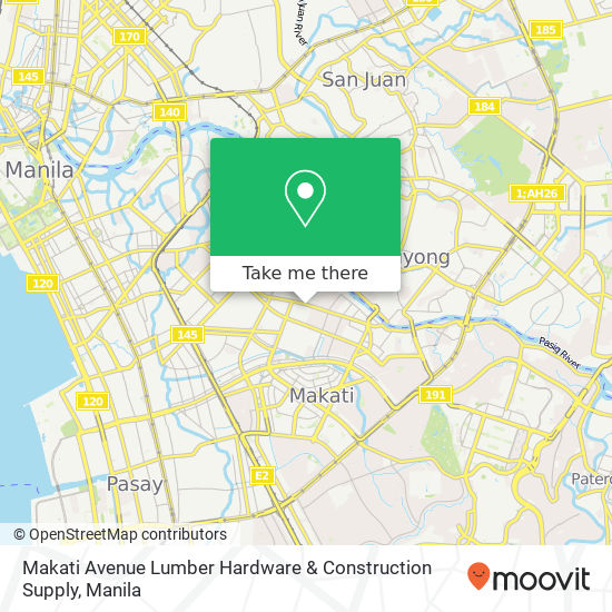 Makati Avenue Lumber Hardware & Construction Supply map