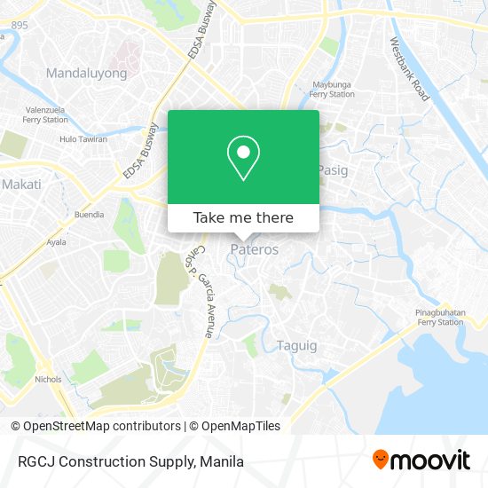 RGCJ Construction Supply map
