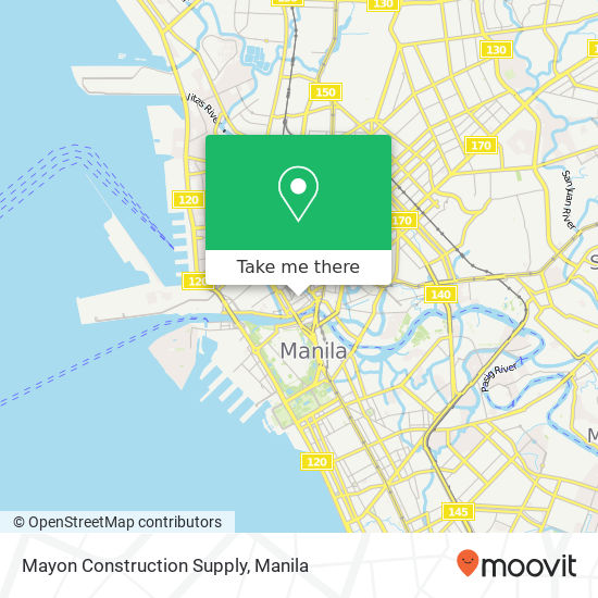 Mayon Construction Supply map