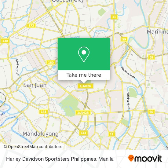 Harley-Davidson Sportsters Philippines map