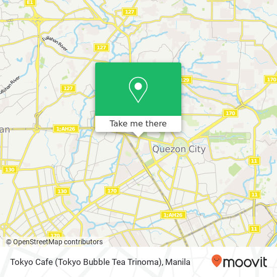Tokyo Cafe (Tokyo Bubble Tea Trinoma) map