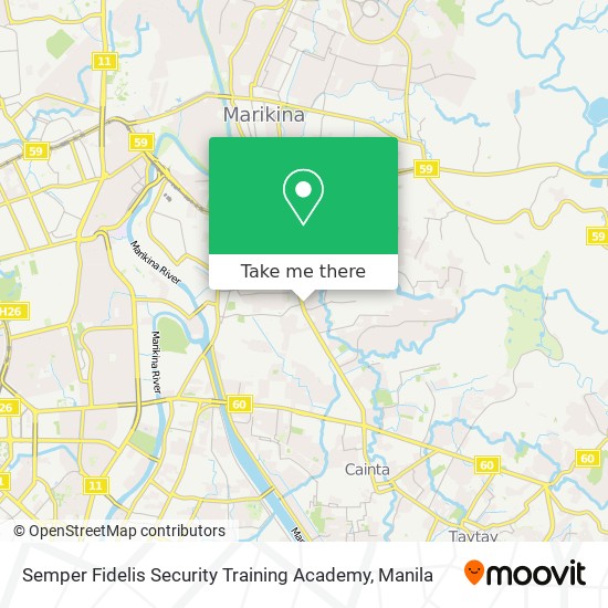 Semper Fidelis Security Training Academy map