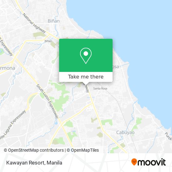 Kawayan Resort map