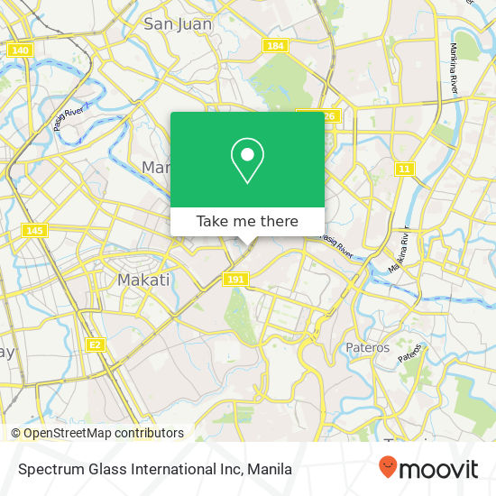 Spectrum Glass International Inc map