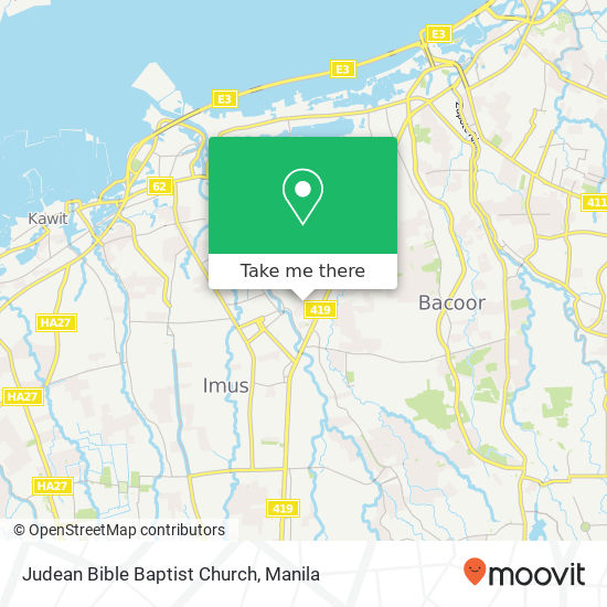 Judean Bible Baptist Church map