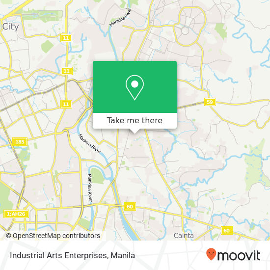 Industrial Arts Enterprises map