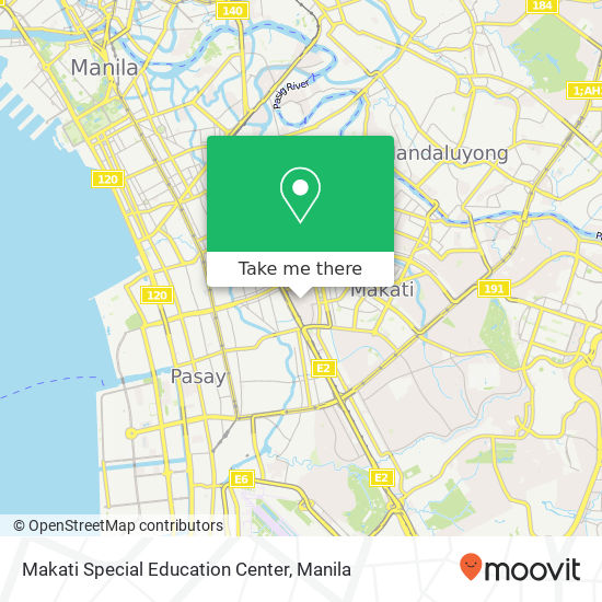 Makati Special Education Center map