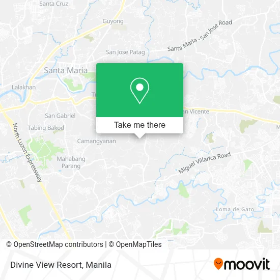 Divine View Resort map