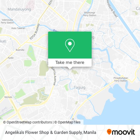 Angelika's Flower Shop & Garden Supply map