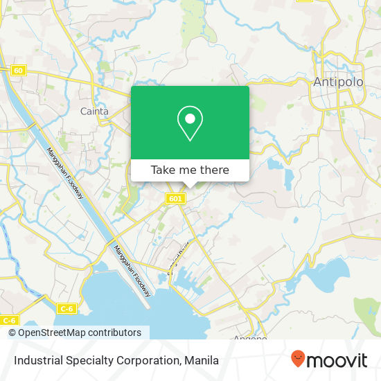 Industrial Specialty Corporation map