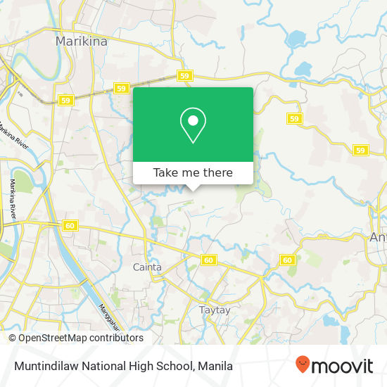 Muntindilaw National High School map