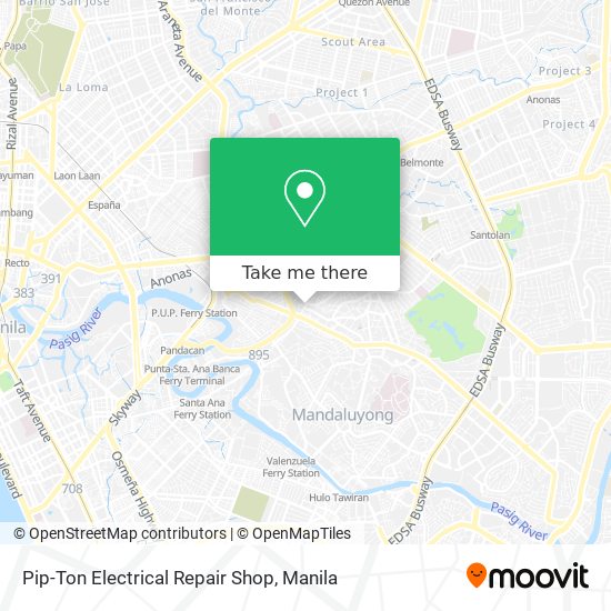 Pip-Ton Electrical Repair Shop map