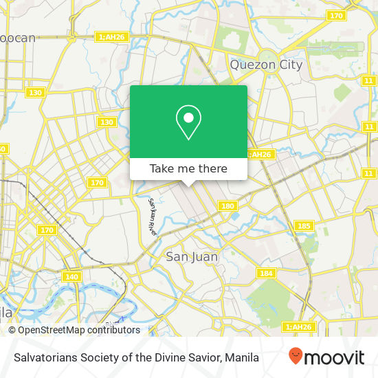 Salvatorians Society of the Divine Savior map