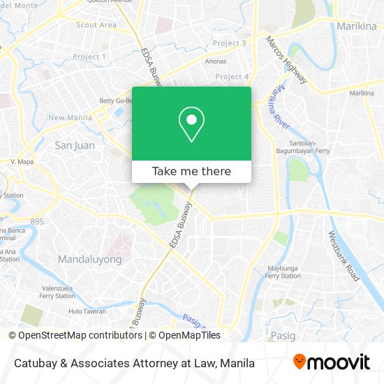 Catubay & Associates Attorney at Law map