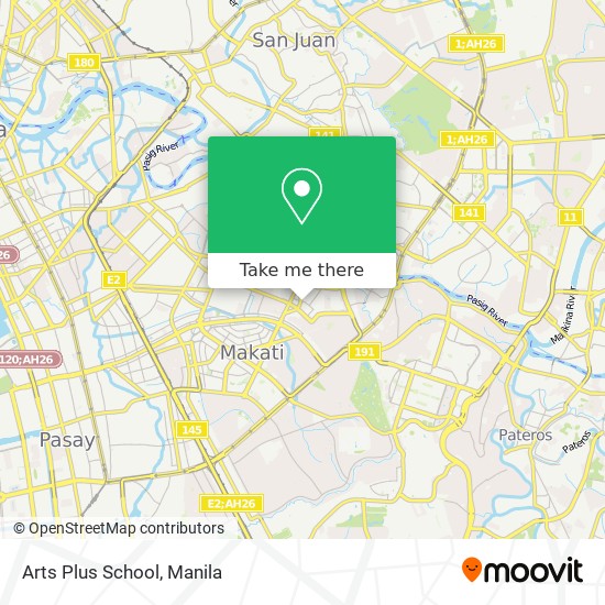Arts Plus School map