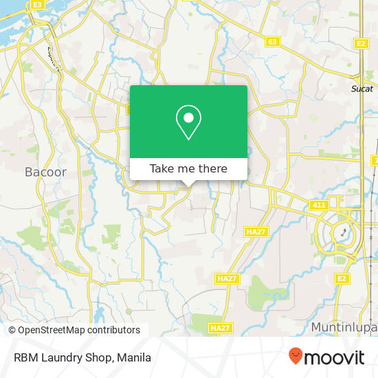 RBM Laundry Shop map