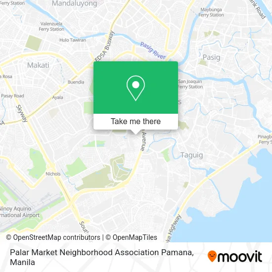 Palar Market Neighborhood Association Pamana map
