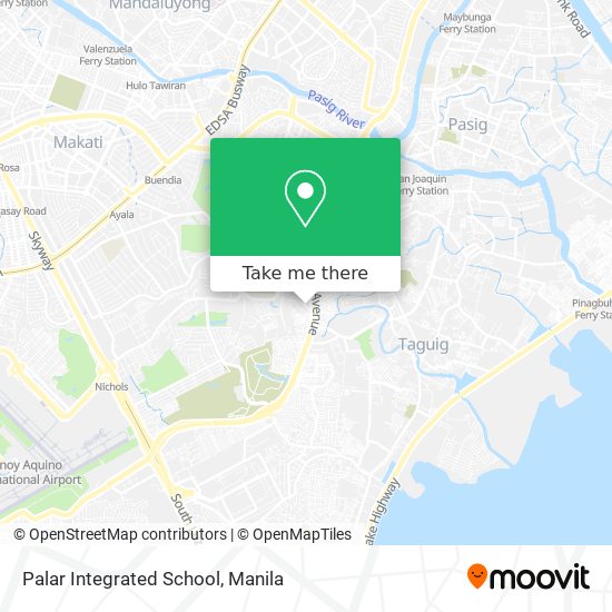 Palar Integrated School map