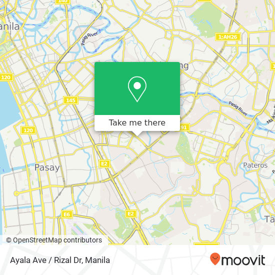 Ayala Ave / Rizal Dr map