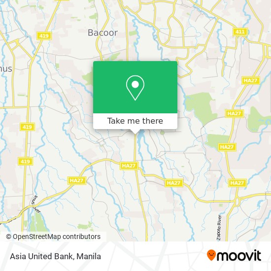 Asia United Bank map