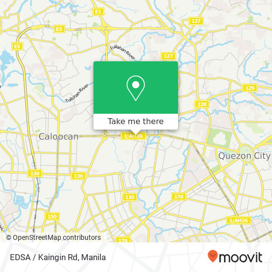 EDSA / Kaingin Rd map