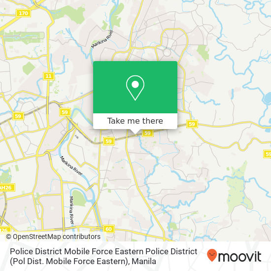 Police District Mobile Force Eastern Police District (Pol Dist. Mobile Force Eastern) map