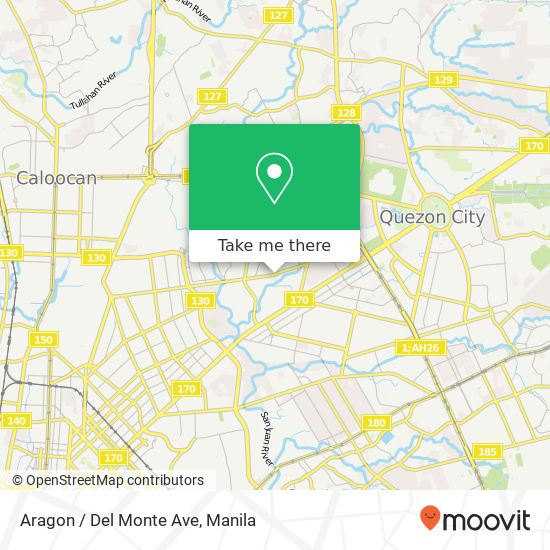 Aragon / Del Monte Ave map