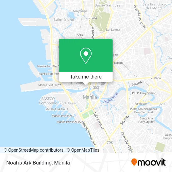 Noah's Ark Building map