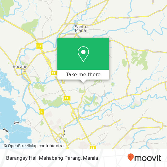 Barangay Hall Mahabang Parang map