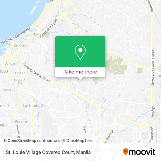 St. Louie Village Covered Court map