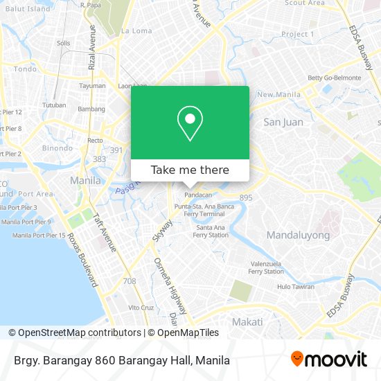 Brgy. Barangay 860 Barangay Hall map