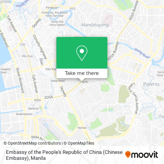 Embassy of the People's Republic of China (Chinese Embassy) map
