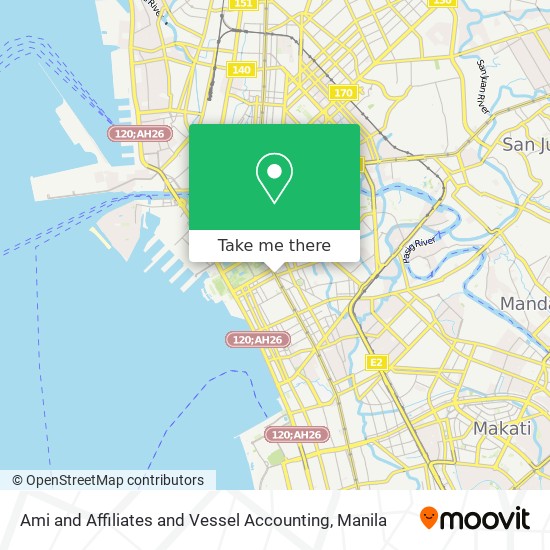 Ami and Affiliates and Vessel Accounting map