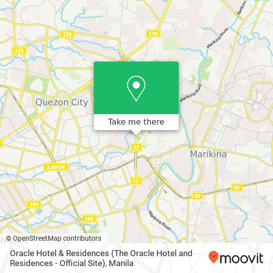 Oracle Hotel & Residences (The Oracle Hotel and Residences - Official Site) map