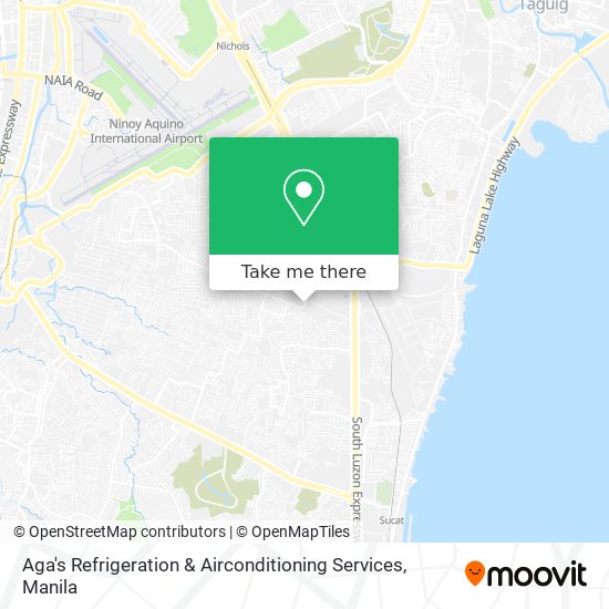 Aga's Refrigeration & Airconditioning Services map