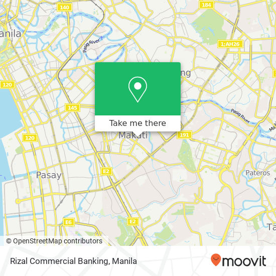 Rizal Commercial Banking map
