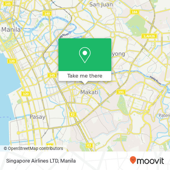 Singapore Airlines LTD map