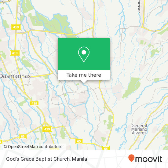God's Grace Baptist Church map