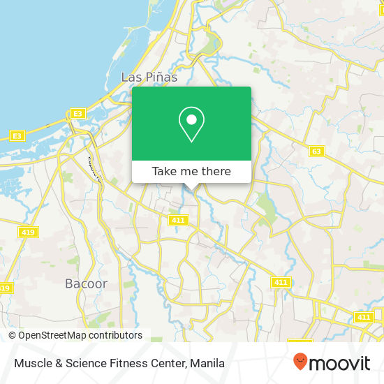 Muscle & Science Fitness Center map