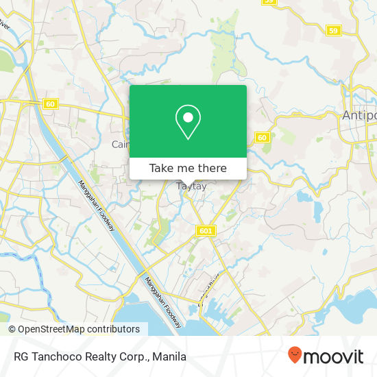 RG Tanchoco Realty Corp. map